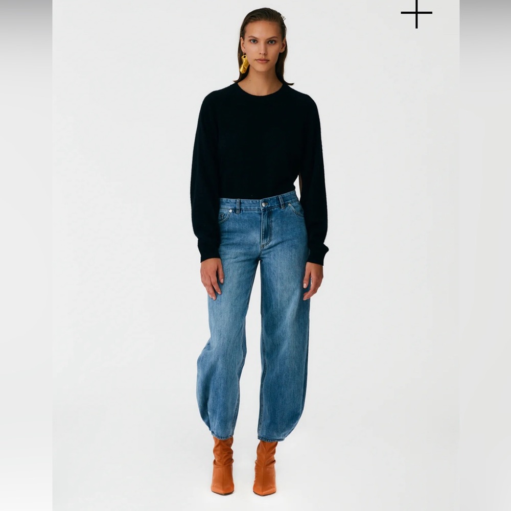 Tibi - Classic Wash Denim Brancusi Jean - Long in 26